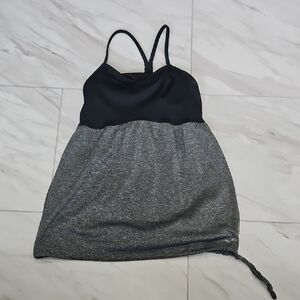 Champion Black Tank with Heather Gray Skirt